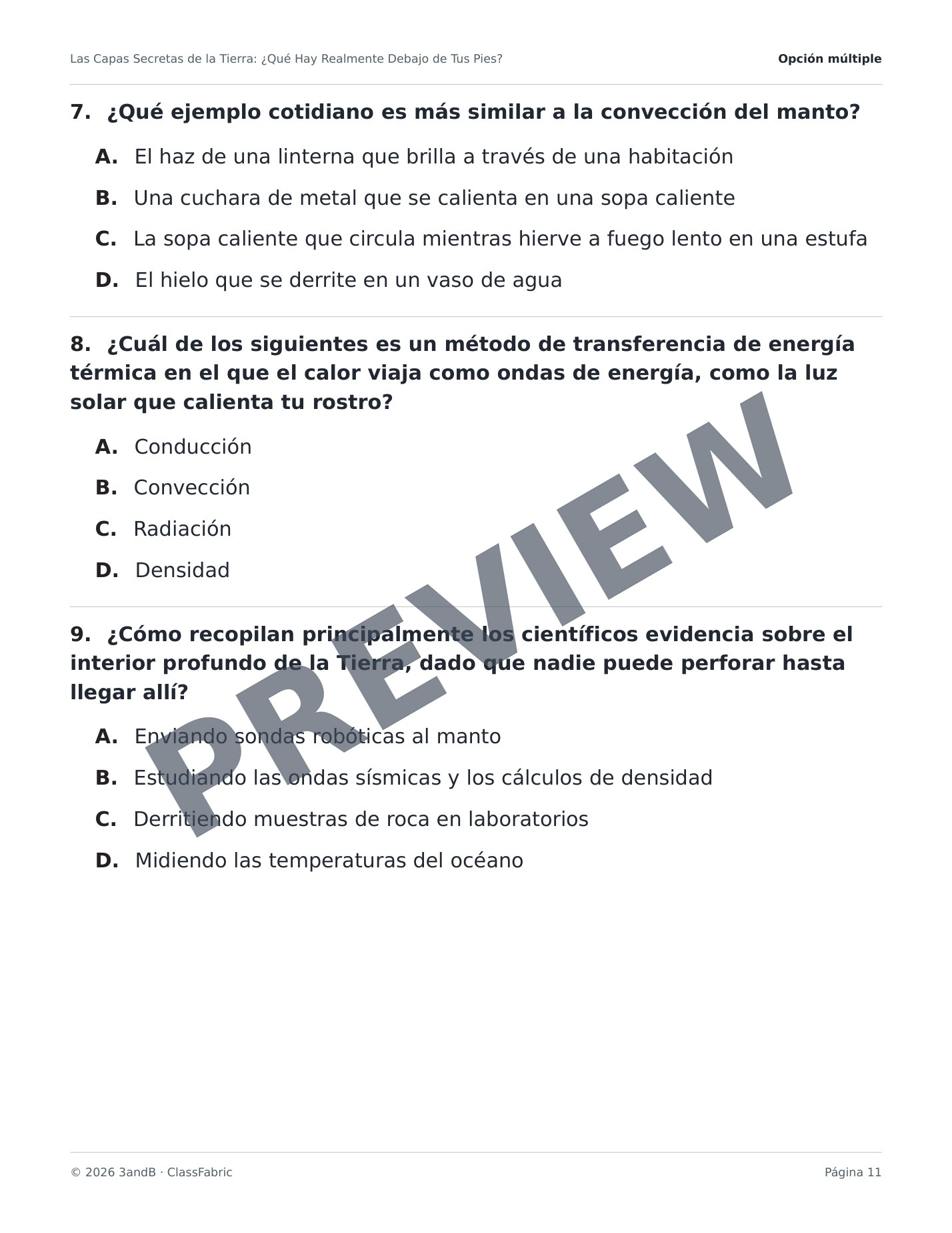 Página 11 / 23 — Las capas de la Tierra