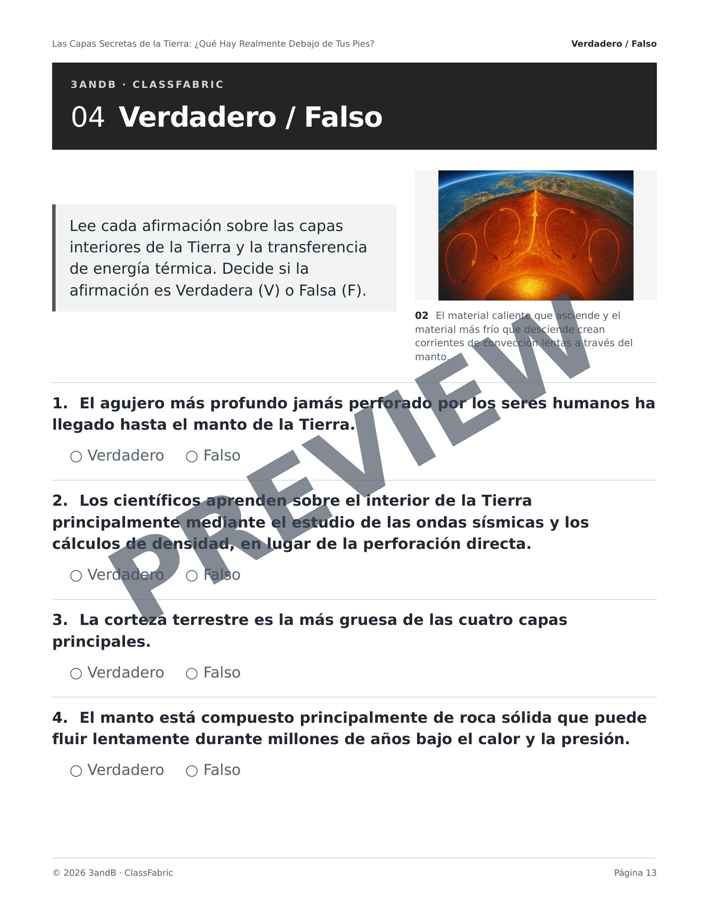 Página 13 / 23 — Las capas de la Tierra