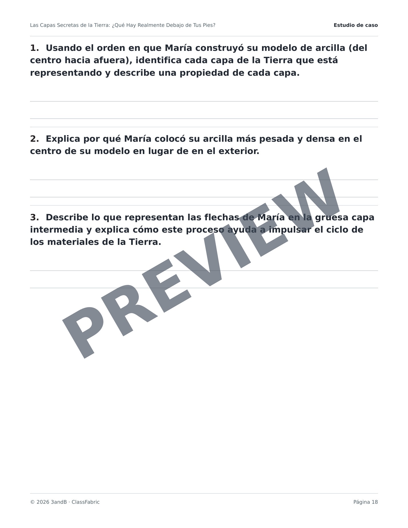 Página 18 / 23 — Las capas de la Tierra