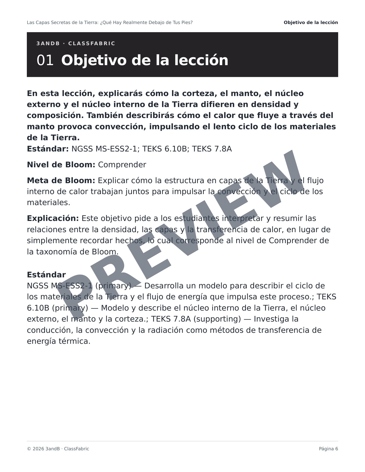 Página 6 / 23 — Las capas de la Tierra