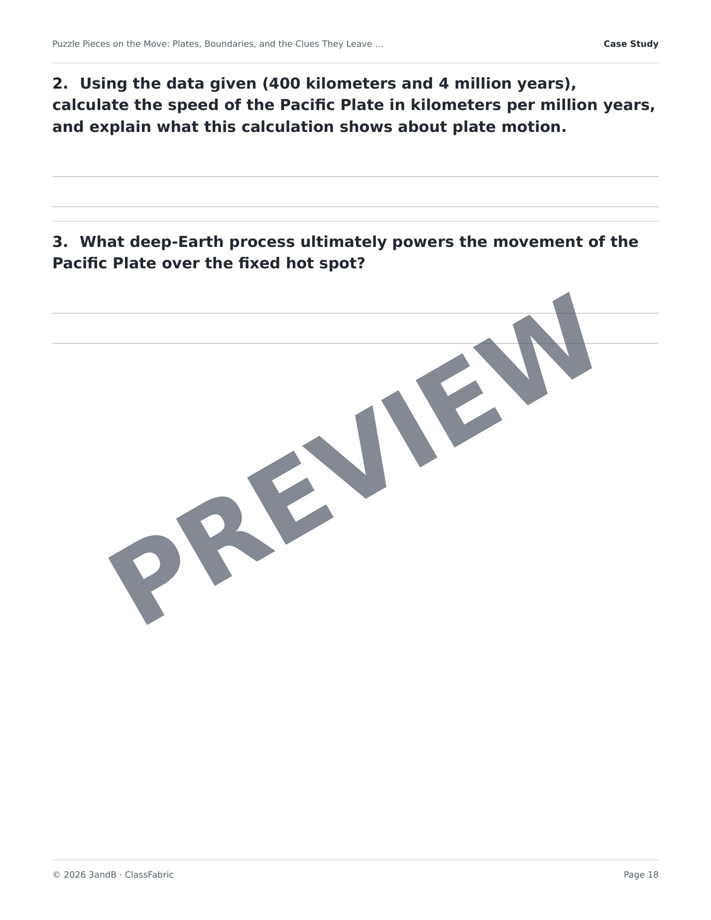 Page 18 / 22 — Plate Tectonics
