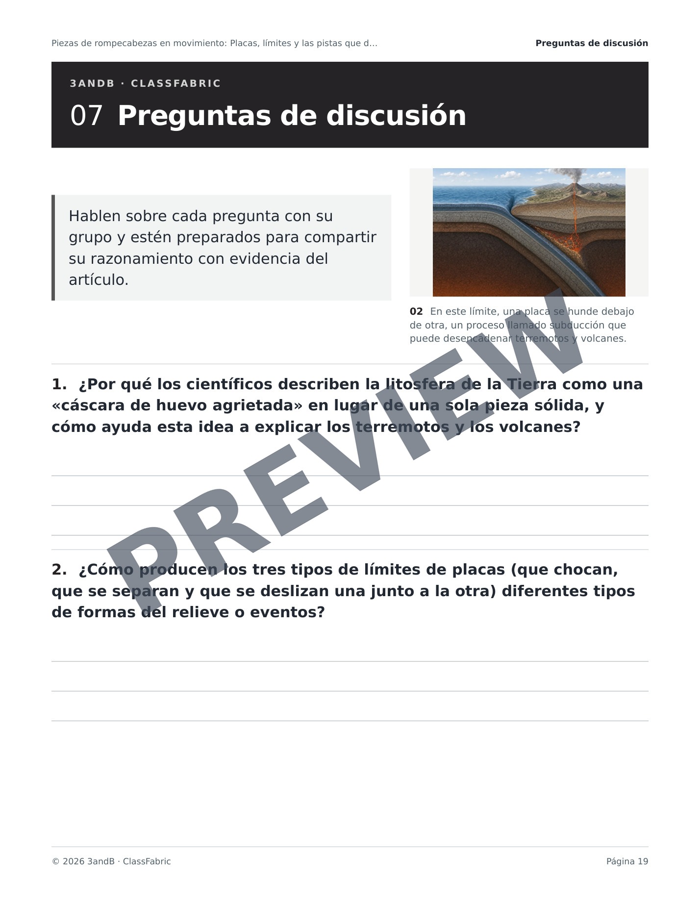 Página 19 / 23 — Tectónica de placas