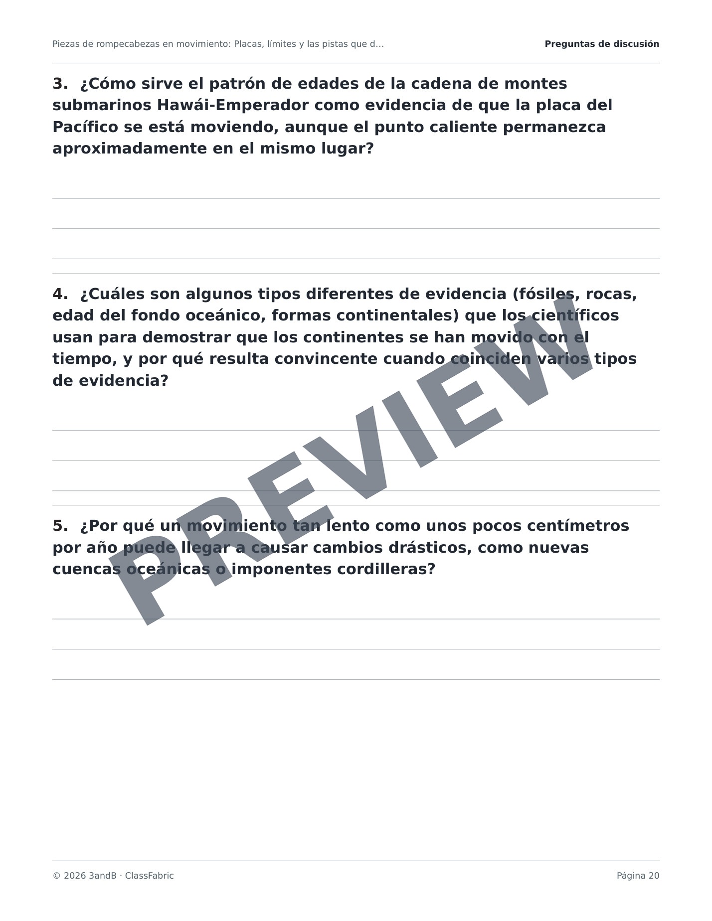 Página 20 / 23 — Tectónica de placas