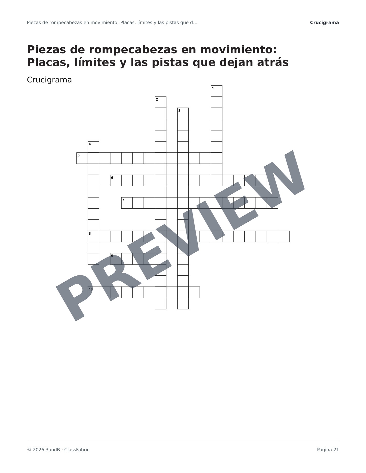 Página 21 / 23 — Tectónica de placas