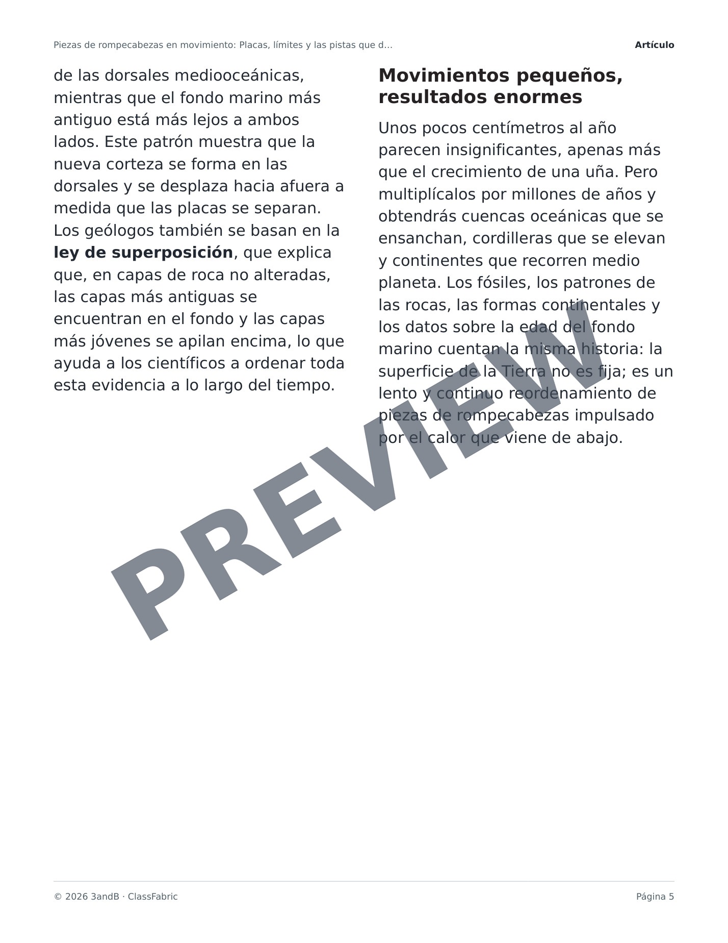 Página 5 / 23 — Tectónica de placas