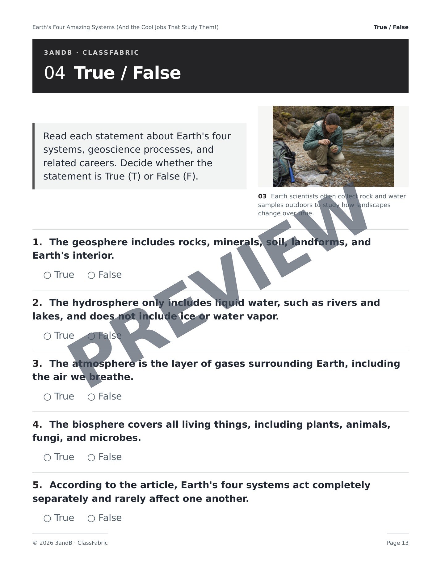 Page 13 / 23 — What Is Earth Science?