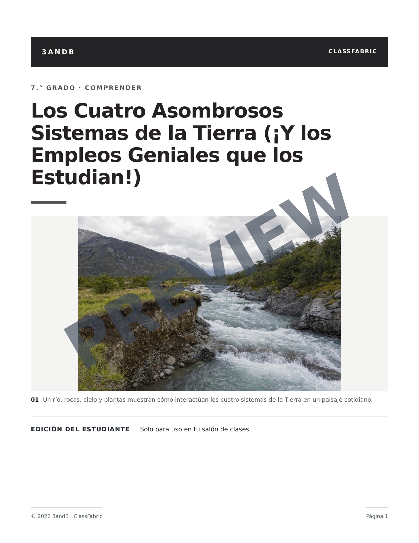 Página 1 / 23 — ¿Qué son las ciencias de la Tierra?