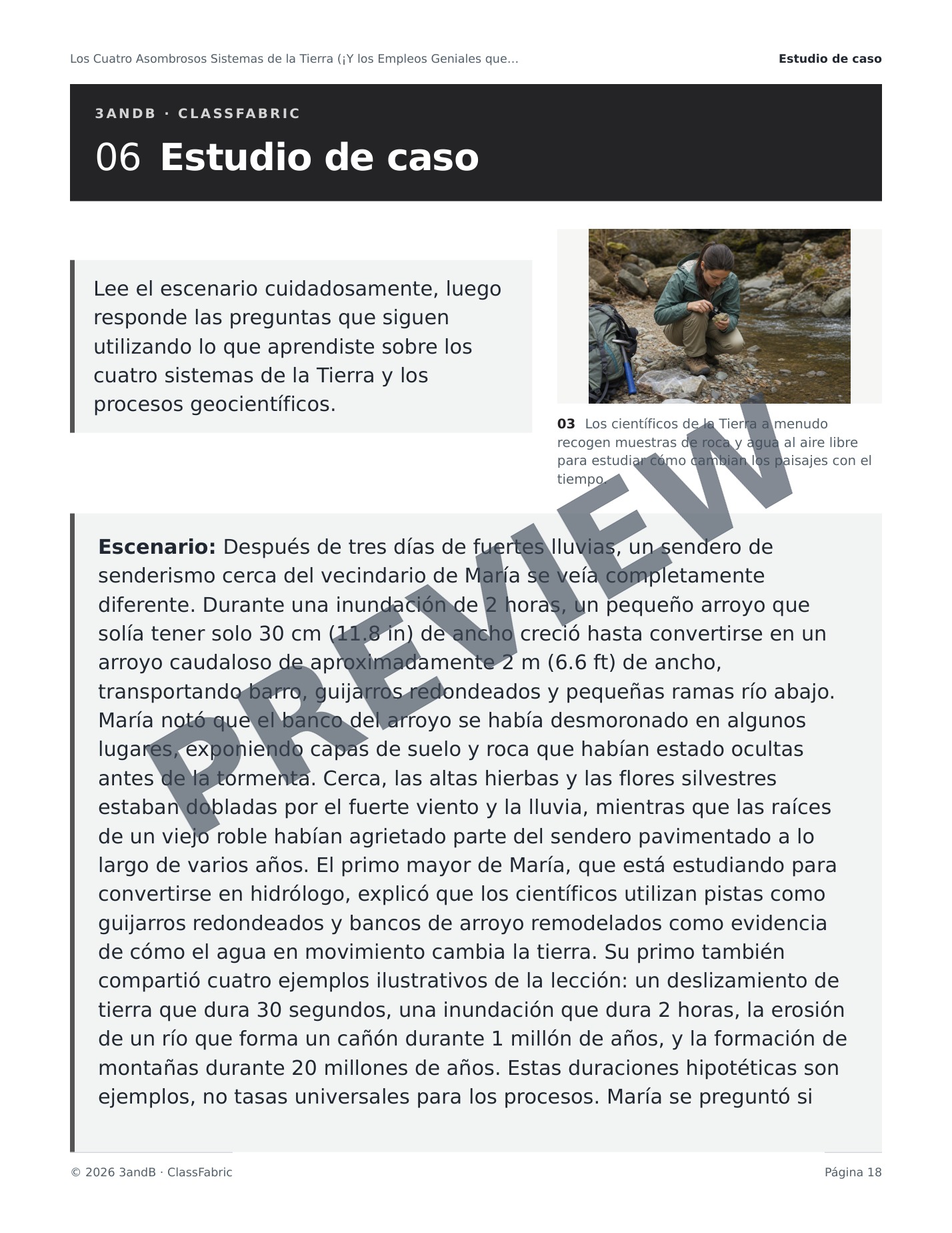 Página 18 / 23 — ¿Qué son las ciencias de la Tierra?