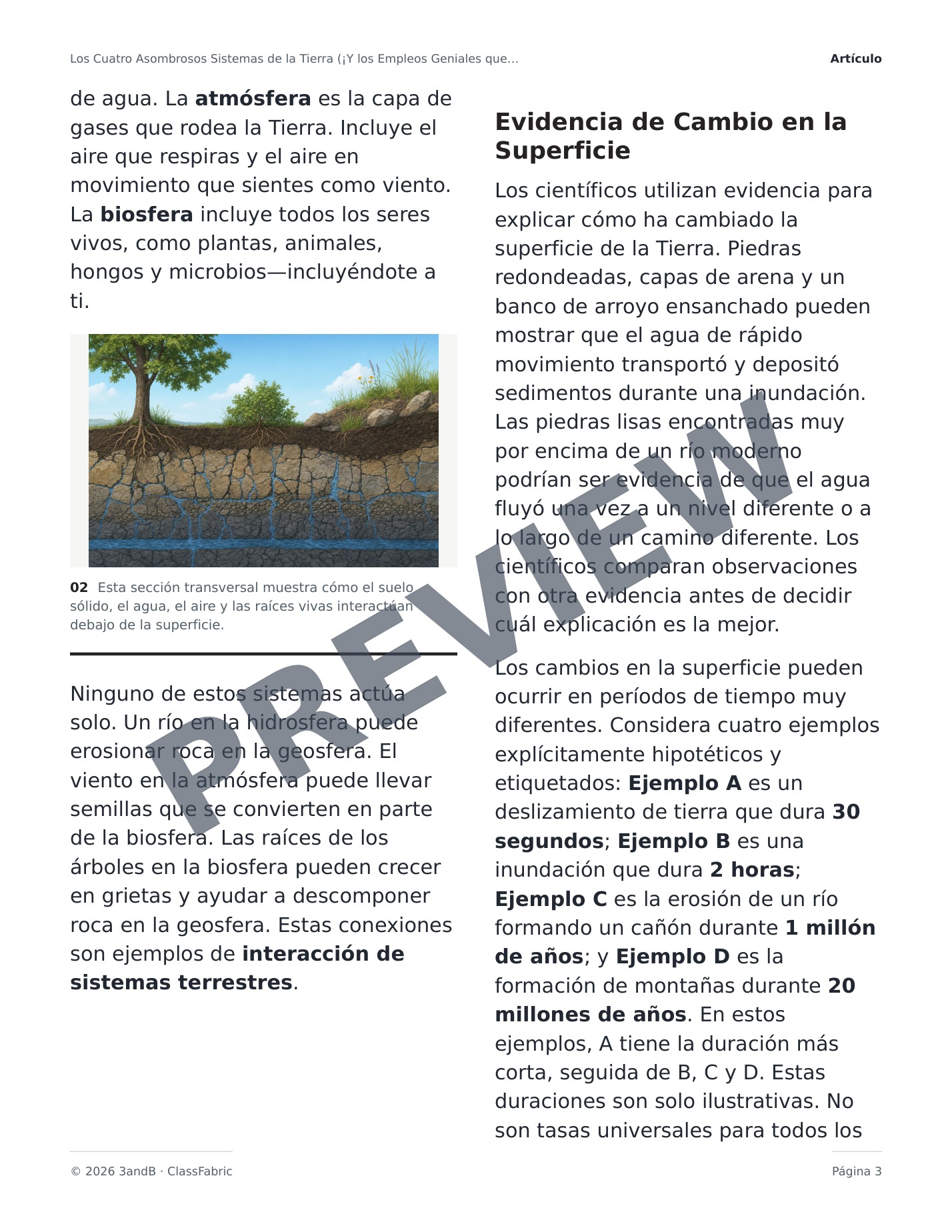 Página 3 / 23 — ¿Qué son las ciencias de la Tierra?